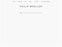 Tablet Screenshot of philipwooller.com